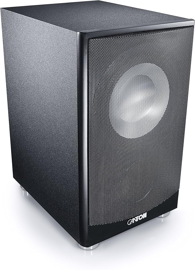 Canton AS 85.3 SC Leistungsstarke Aktiv-Subwoofer (200/280W) schwarz